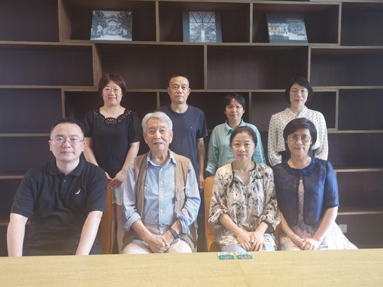 讨论“浙江大学教育基金会宫先仪教育基金”相关事宜 宫先仪院士(一排左二)